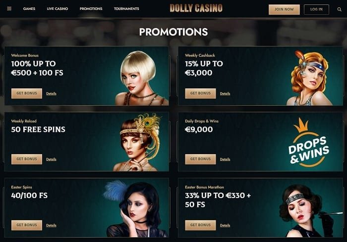 Recensione completa del Dolly Casino, bonus senza deposito e promo code italiane